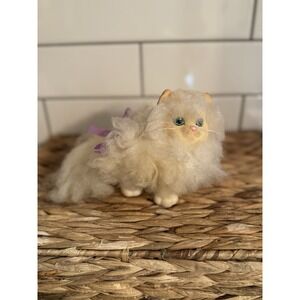 Vintage 1989 Hasbro‎ Sweetie Kitties Long Hair Persian Cream Color